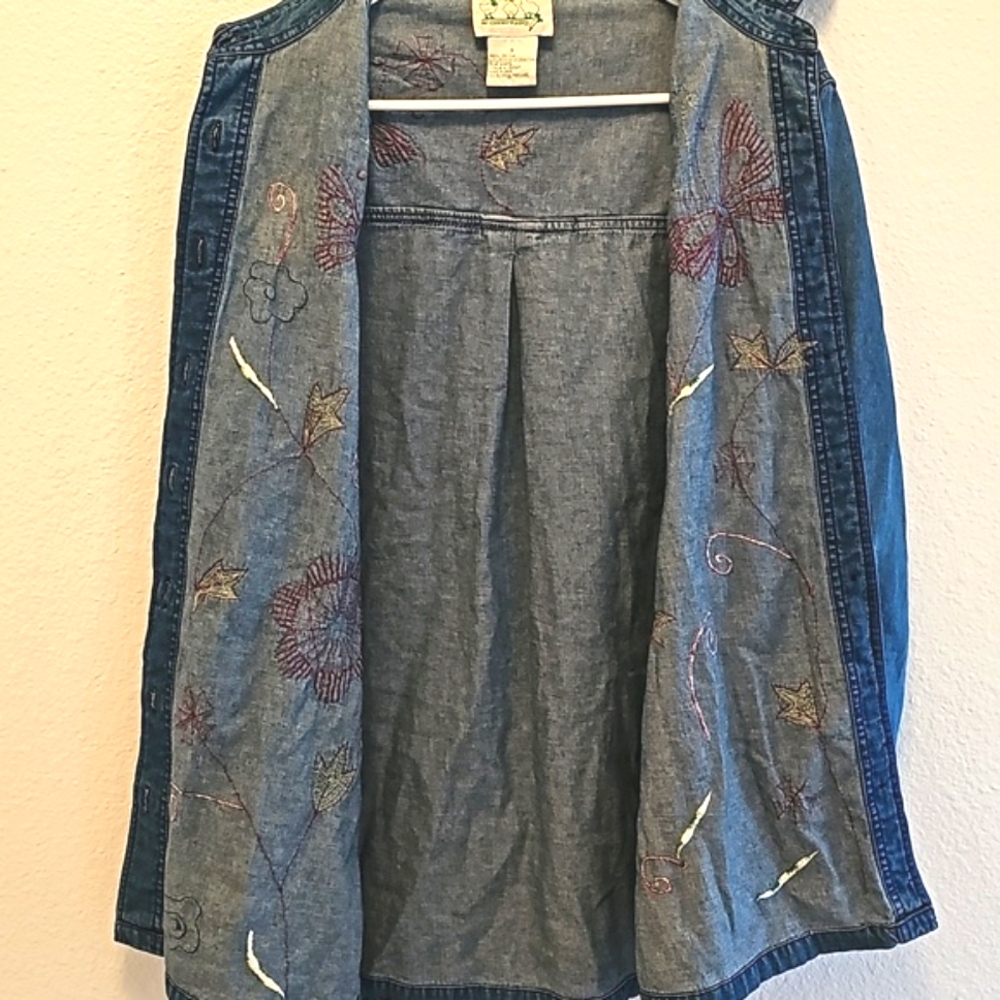 Beaded Button Down Shacket - image 5